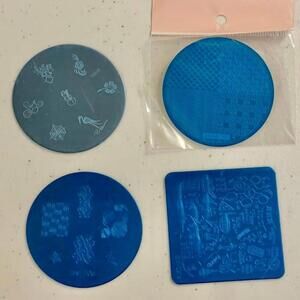 New - Nail Stamping Plates - Holiday, Mermaid and Swirls